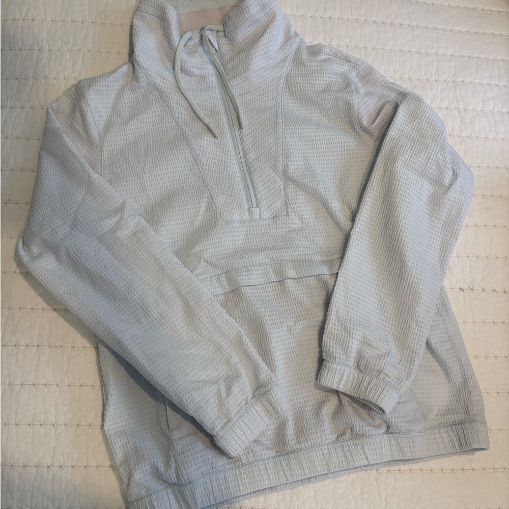 Lululemon Athletica Light Blue Textured Jacket